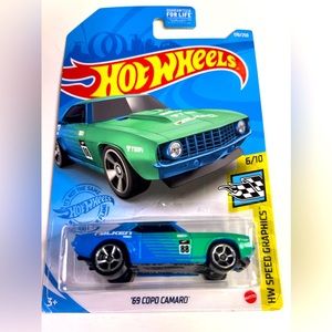 Hot Wheels 1969 COPO CAMARO FALKEN EDITION HW SPEED GRAPHICS 6/10